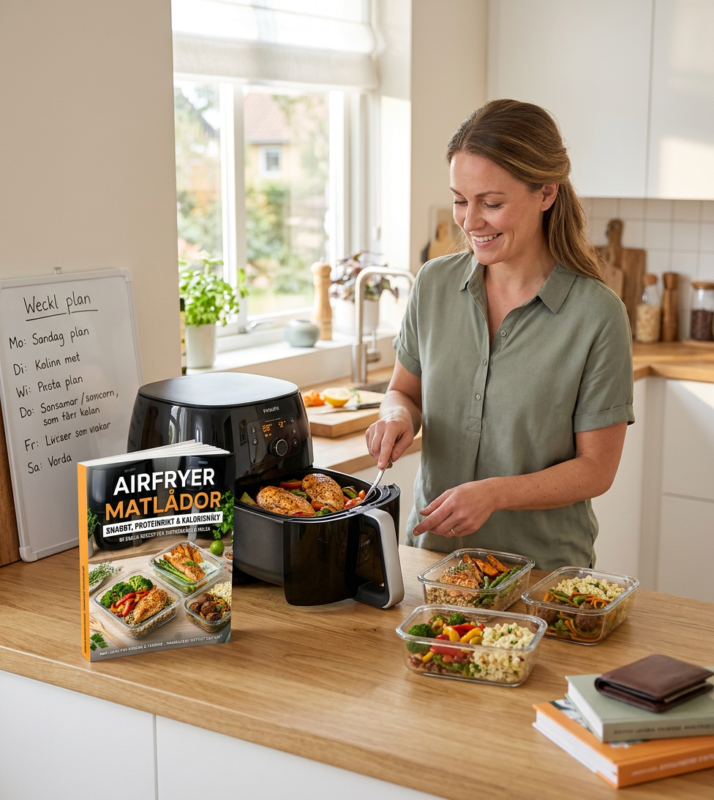 Airfryer Matlador Snabbt, Proteinrikt & Kalorisnalt