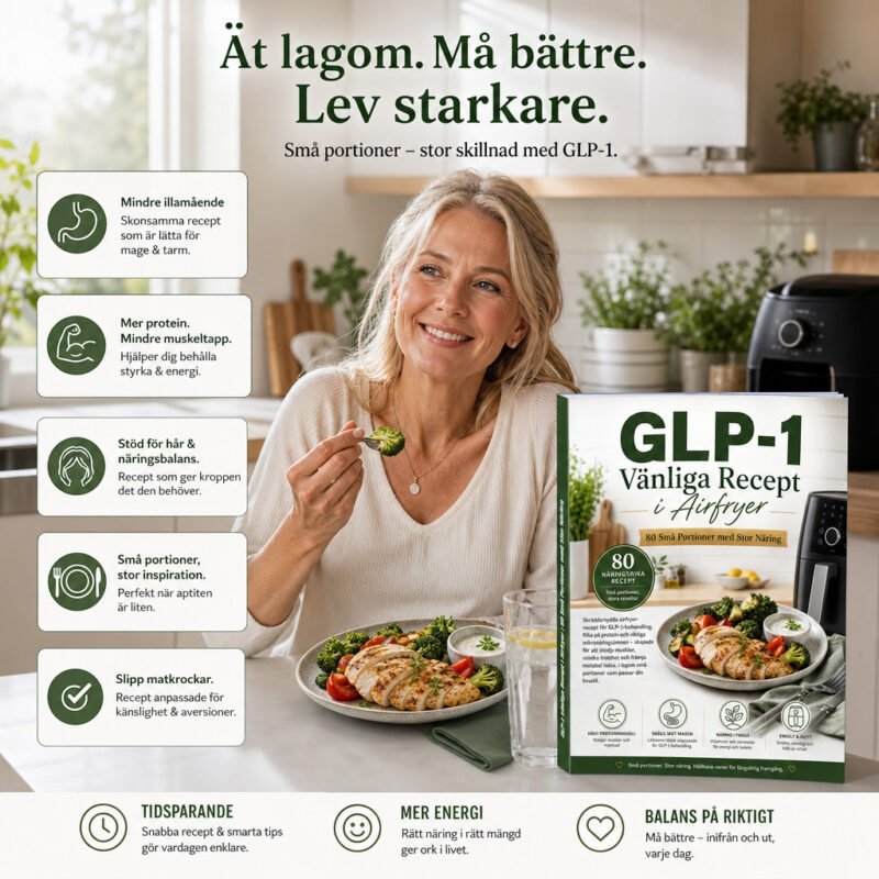 GLP-1 Vänliga Recept i Airfryer : 80 Små Portioner med Stor Näring