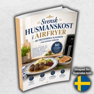 Svensk Husmanskost i Airfryer : 80 Proteinrika Klassiker i Hälsosam Version